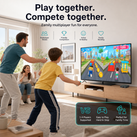 Boîte de jeu interactive AI pour enfants et familles HXT, lecteur multimédia intelligent Android 10, lecteur TV en streaming, manettes sans fil, boîte multimédia 4K