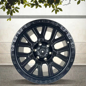 Nuevas Llantas Todoterreno de Aleación de Aluminio Negro Profundo 4x4 de 20x10 20x12 22x12 40mm Pulgadas para Camionetas SUV - Product Image 5