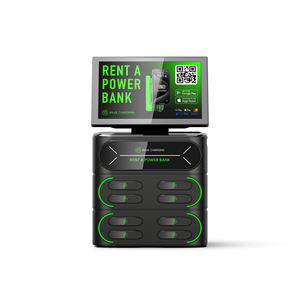 Kiosque de <span class=keywords><strong>location</strong></span> de batteries externes portables à 8 emplacements, personnalisable par OEM, avec paiement sans contact par code QR et par carte de crédit - Product Image 3
