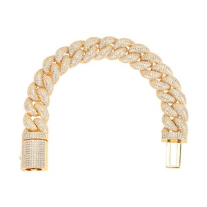 Cadena Cubana de Oro Real de 18K, Chapada en Oro, de 15MM de Grosor, Precio al por Mayor - Regalo Unisex - Product Image 4