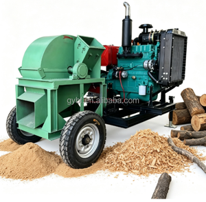 Broyeur de bois agricole, déchiqueteuse de bois <span class=keywords><strong>pour</strong></span> branches, bûches, <span class=keywords><strong>bambou</strong></span> et déchets de biomasse - Product Image 6