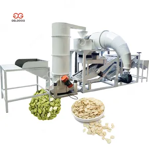 Hemp Husk Separator Oats Hulls Sheller Equipment Sunflower Seed Shell Removing Machine For Sale In India