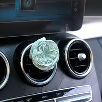 Ornamen parfum penyegar udara Mode bentuk bunga Diffuser klip bentuk bunga dekorasi Interior Aksesori Mobil