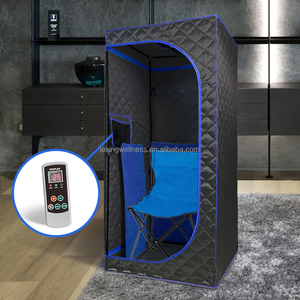 Carpa de Sauna infrarroja de carbono plegable portátil para una persona, diseño moderno para dormitorio, apartamento, sala de estar, almacén eléctrico - Product Image 6