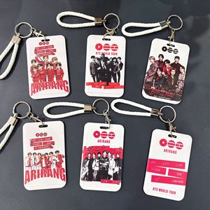 Nuevo Set de Tarjeteros para Estudiantes, Llavero para Tarjeta de Identificación, Adornos para Mochila Escolar, Porta Tarjetas con Fotos de Miembros de <span class=keywords><strong>BTS</strong></span> - Product Image 1