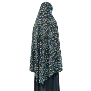 Fashion in Dubai Thai Muslim Long Hijab XL Headcarf Women 1 Piece Khimar Jilbab Jubha Islamic Clothing Hijabs Musulman Garment