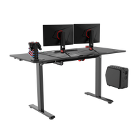 AJUNION Table de jeu pour PC de bureau de haute qualité Capacité de charge de 100 kg Bureau de jeu pour ordinateur électrique pour meubles de café Internet