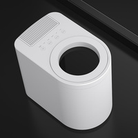 Machine à Compostage Électrique en Acier Inoxydable de 4,5 L Grande Capacité, Sans Odeur, Désodorisant, Collecteur de Déchets pour Cuisine Domestique