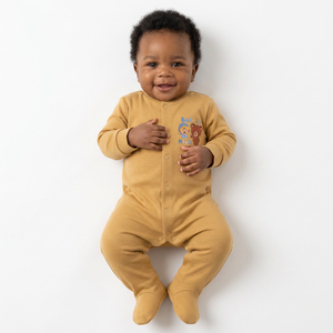 Collection automne, en coton biologique pour bébé, combinaison unisexe, à manches longues, design à pois, vêtement pour bébé, vente en gros, 2020 - Product Image 1