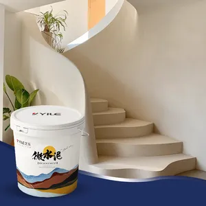 Yile مصنع توريد رقيقة طلاء الجص نسيج الطلاء كشك جدار اللوحة Microcement الطلاء