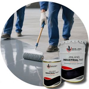 Marble Effect Self-Leveling Epoxy Floor Coating Interior <b>Paint</b> for Colorful Sand Liquid Concrete Floors Spray Application - Product Image 4