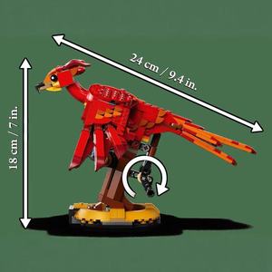 Compatibile con i mattoncini da costruzione Lego <span class=keywords><strong>Harry</strong></span> <span class=keywords><strong>Potter</strong></span> Phoenix Fawkes. Le ali possono muoversi. <span class=keywords><strong>Set</strong></span> di blocchi da costruzione per bambini come regalo. - Product Image 3