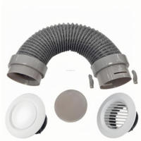 Connexion flexible matérielle de papier d'aluminium d'ABS, fin du système d'air frais de climatisation centrale