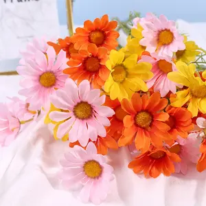 Fabrikant Kleine Daisy Kunstmatige Kamille Bloemen Voor Wedding Party Decorations Gedroogde Bloemen Groothandel Voor Thuis Decor