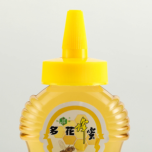 Tarros de botellas de miel con tapa para el hogar, recipientes escurribles de 500g para ensaladas, condimentos de cocina, botell - Product Image 1