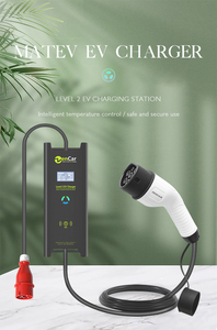 Zencar Evse 16A 11kw, IEC 62196 tipo 2 EV Cargador nivel 2 con Red CEE 5 pines tipo B RCD - Product Image 3