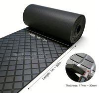 Tapis en caoutchouc de qualité commerciale pour vaches, système de revêtement de sol pour ferme laitière, antidérapant, résistant à l'usure, tapis pour enclos à bétail, taille personnalisée disponible