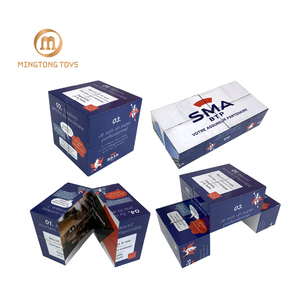 <span class=keywords><strong>Cube</strong></span> Magique Pliant Carré Magnétique Personnalisé OEM, Jouet Puzzle Publicitaire Imprimé <span class=keywords><strong>Photo</strong></span> 7cm, Forme Géométrique Changeante - Product Image 1