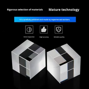 カスタマイズ可能なTVSビーム分割プリズム透明半反射4プリズム接着投影プリズム - Product Image 3