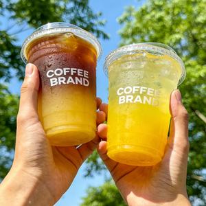 Vasos Desechables Ecológicos Cuadrados de PE/PP al por Mayor de 16oz/24oz/32oz con Tapas y Logotipo Personalizado Impreso para Té de Burbujas Boba - Product Image 3