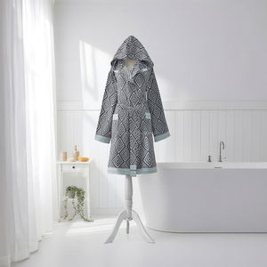 Peignoir unisexe 100% coton Best Seller Séchage rapide Vêtement de nuit d'été Tissu tissé respirant Léger Fabriqué en Turquie pour toute l'année - Product Image 6