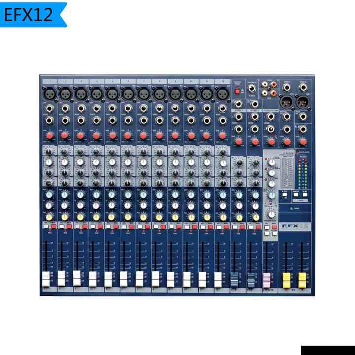 Stage Audio Professional Mixer EFX12 - 36W Power & 12 Channels