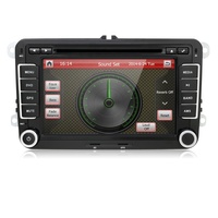 Orijinal UI HD dokunmatik ekran otomobil radyosu için 2 Din araba radyo Skoda Octavia Fabia GPS navigasyon ile