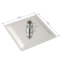 Ensemble de douche et robinetterie de luxe en acier inoxydable 304 pour salle de bain, avec mitigeur de douche