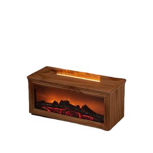 Yeni Retro Şömine Alev Nemlendirici 3D Simülasyon Aromaterapi Makinesi Ev Masaüstü 0.5L Kapasiteli Uyku Yardımcısı - Product Image 1