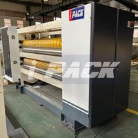 Máquina de corte automático Duplex NC, cortador cruzado helicoidal de doble capa para corte de chapa corrugada y cartón