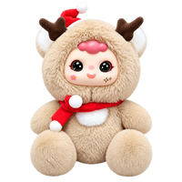 Peluche interactive parlante AI en forme d'animal mignon de Noël pour enfants, jouet éducatif, apprentissage, racontage d'histoires, compagnon émotionnel