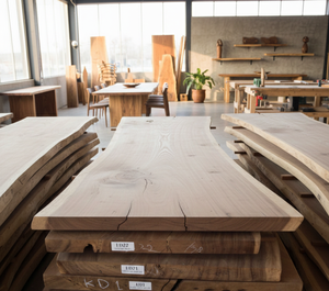 Tabla de madera de suar con bordes naturales, elaborada con madera maciza de monkey pod, con vetas pronunciadas, tonos ricos y bordes naturales para muebles personalizados. - Product Image 3