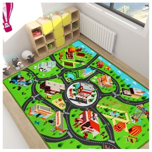 <span class=keywords><strong>Tapis</strong></span> de jeu pour enfants, <span class=keywords><strong>tapis</strong></span> de jeu pour bébés, enfants, <span class=keywords><strong>tapis</strong></span> de jeu éducatif imprimé avec des motifs de <span class=keywords><strong>route</strong></span>, de ville et de vie pour la chambre à coucher, la salle de jeux - Product Image 3