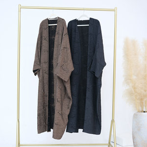 Loriya Abaya EID Customized Fabric New Abaya Kimono Turkey Dubai Abaya Slit Sleeves <strong>Plus</strong> <strong>Size</strong> Womens Cardigan Islamic <strong>Clothing</strong> - Product Image 5