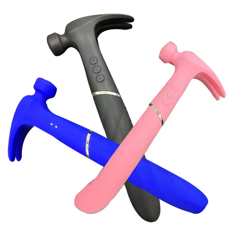 Deepspot The Love hamma shaped Hammer Vibrator G Spot Dildo Vibrator sex toy for Women 3 Speeds 21 Frequency massage