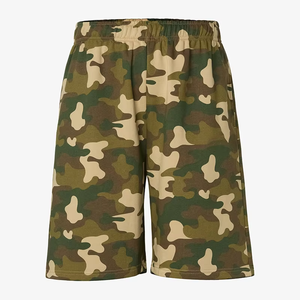 Shorts de survêtement baggy camouflage pour homme, taille élastique personnalisée, longueur 3/4 - Product Image 3