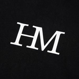 T-shirts à manches longues et épaules tombantes T-shirt à col rond surdimensionné personnalisé - Product Image 5