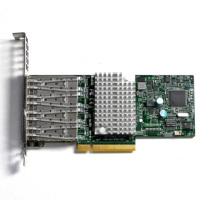 Controlador Ethernet Interno Supermicro AOC-STG-I4S de 4 Puertos 10GbE SFP+, Adaptador de Interfaz PCI para Servidores, Cableado e Inalámbrico, Stock Usado