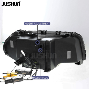 Conjunto de Faros Delanteros JUSHUN para <span class=keywords><strong>BMW</strong></span> X3 <span class=keywords><strong>E83</strong></span> 2006-2010, Actualización a LED, Luces de Circulación Diurna, Venta al Por Mayor de Fábrica - Product Image 6