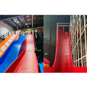 Khu vui chơi trẻ em Pokiddo - Máng trượt ma quái - Sóng - Trò chơi trẻ em - Khu vui chơi mềm bằng nhựa - Thiết bị sân chơi trong nhà cho trẻ em - Máng trượt - Product Image 1