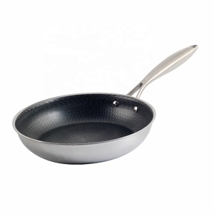 กระทะทอดสามชั้นเคลือบรังผึ้งเทคโนโลยีแกะสลักขนาดเล็กความแม่นยำสูง - Product Image 3