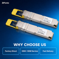 Module émetteur-récepteur optique OSFP DR8 800G 1310nm 500m Fibre monomode Double MPO-12 ZIFonic pour Ethernet de centre de données IA