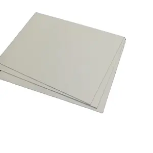 Glossy 350g grey paper plates/laminated grey board hard paper board