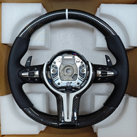 Volant sport en fibre de carbone à fond rond personnalisé pour BMW F10 F11 F15 F16 F20 F22 F25 F30 F32 M2 F87 M3 F80 M4 F82 M5 F90