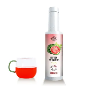 Low fat Czseattle Watermelon juice drink & beverage concentrated fruit juice syrup for bubble tea shop