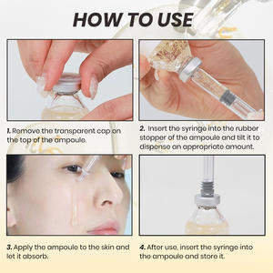 KOEC Ampoule faciale de peptide de soie de collagène profond, sérum lifting intensif pour le visage pour une hydratation anti-âge, raffermissante et raffermissante - Product Image 5