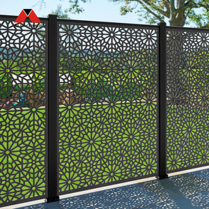 Pannello Decorativo in Alluminio Tagliato al Laser Stile Moderno Alumtimes, Schermo Impermeabile e Ignifugo per Recinzioni Esterne, Centri Commerciali, Ville e Hotel - Product Image 4