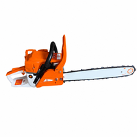 Tronçonneuse à essence industrielle haute puissance 58cc, guide-chaîne de 20 pouces, 2400W, professionnelle pour la coupe du bois, l'exploitation forestière et l'abattage d'arbres