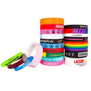 2023 Top Ranking Suppliers Silicone Motivational Wristband Bracelet For Gift