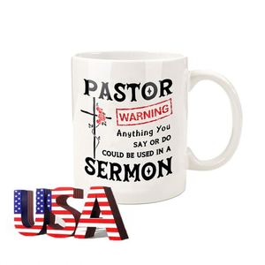 Mug en céramique réutilisable blanc uni 11 oz pour impression par transfert thermique, logo personnalisé, cadeau d'entreprise - Product Image 4